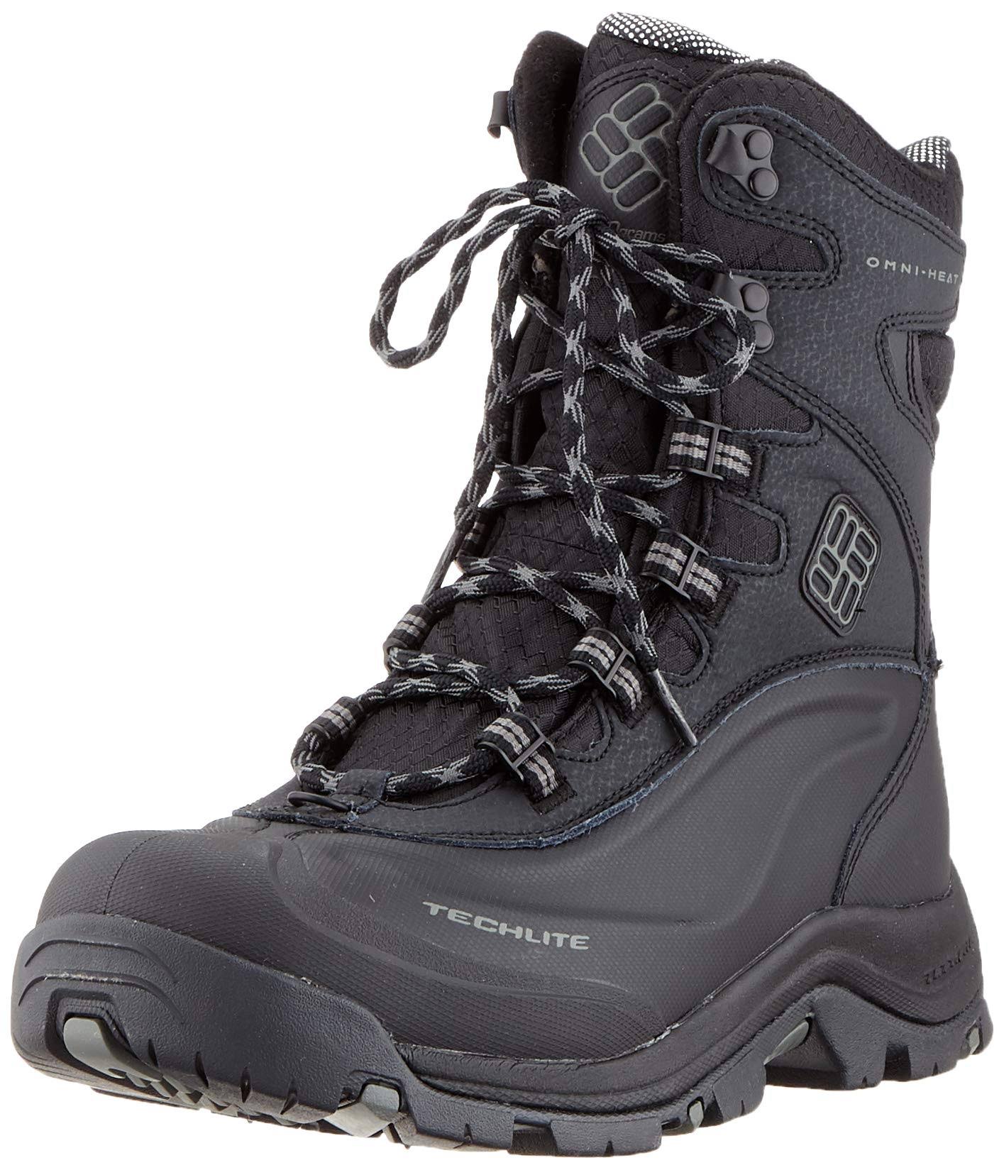 Columbia Bugaboot Plus III Omni Heat Boots Black Charcoal 49.76